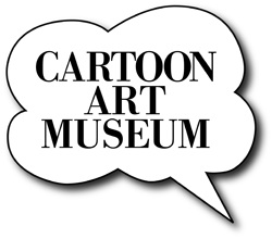 cartoon art museum logo
